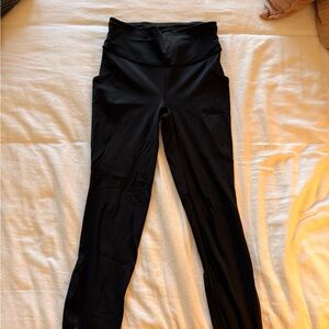 Black High-Waist Athletic Leggings 25” Fast and Free Lululemon